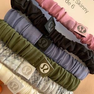 Lululemon skinny scrunchie *6 pack